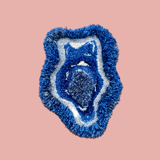 Royal blue Geode